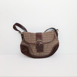 Coach tan Logo Classic Signature purse